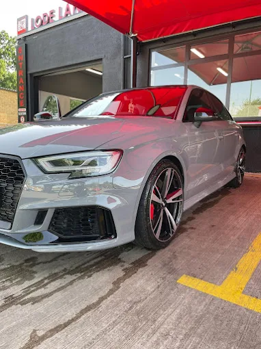 Audi RS3 outside Lode Lane Valeting